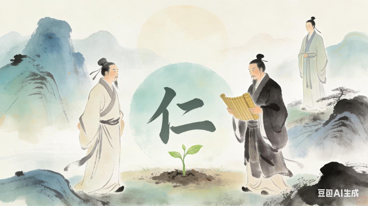 说说大仁与大人
 
慧能说“非是风动，非是幡动，仁者心动”。这里的仁者很少有人注