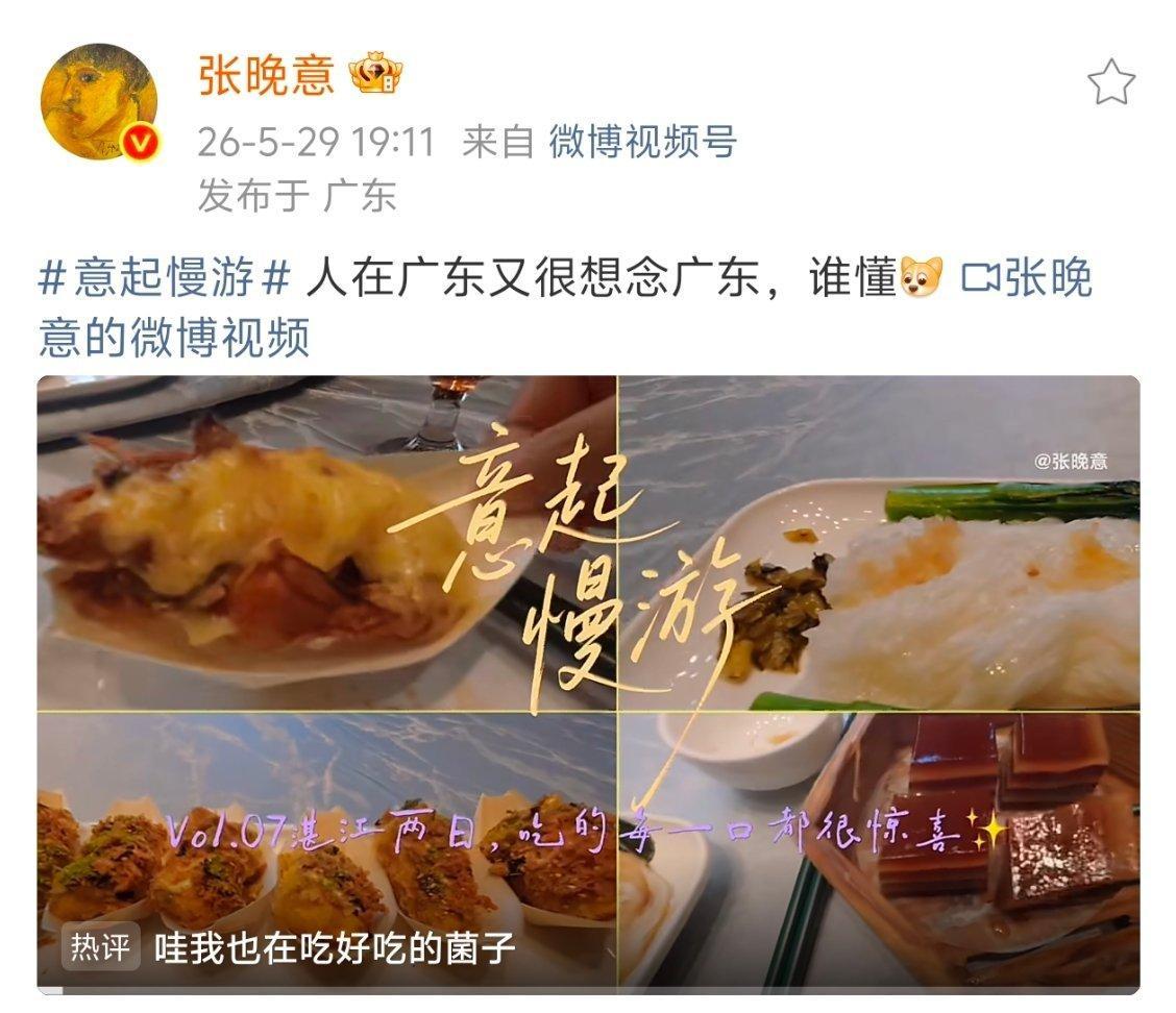 《减肥一定要看》张晚意是真的皮 正在减肥的我就这么饿着看我宝吃吃吃，但是小晚晚现