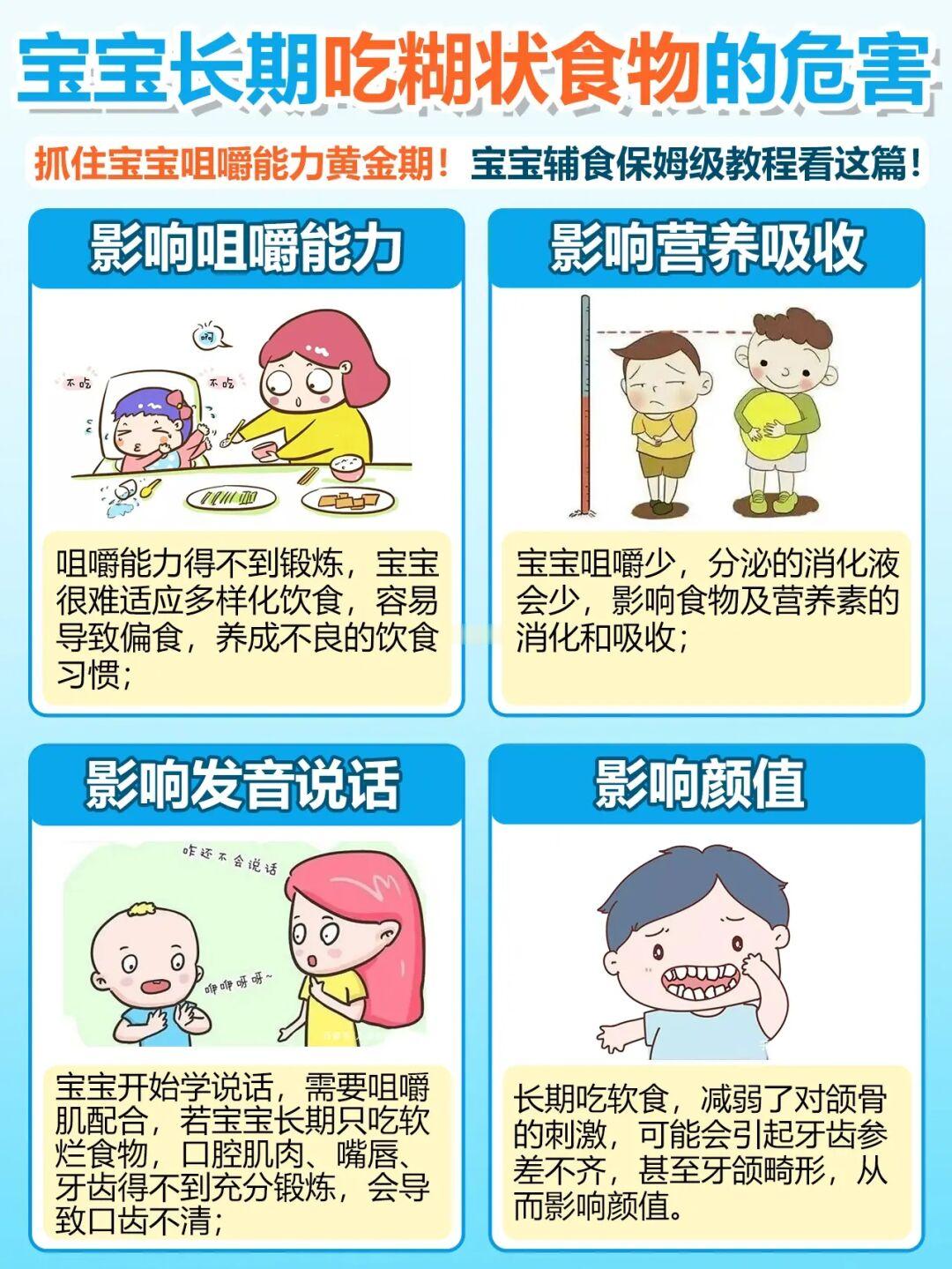 别错过宝宝咀嚼能力黄金期❗分阶喂养是关键