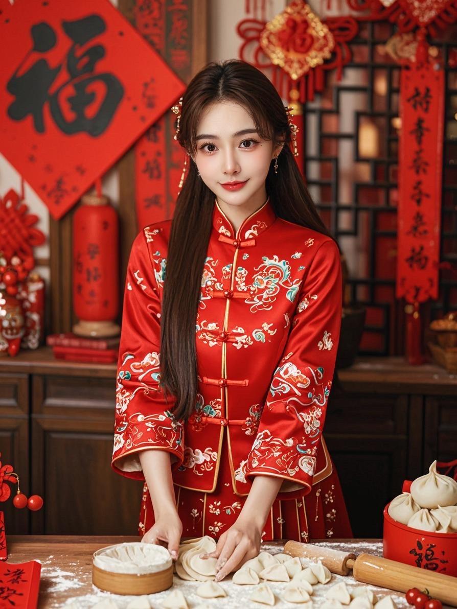 唐装红韵