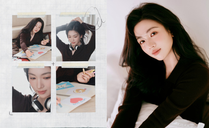 代露娃生日营业照，画画好棒呀，小寿星生日快乐~ 