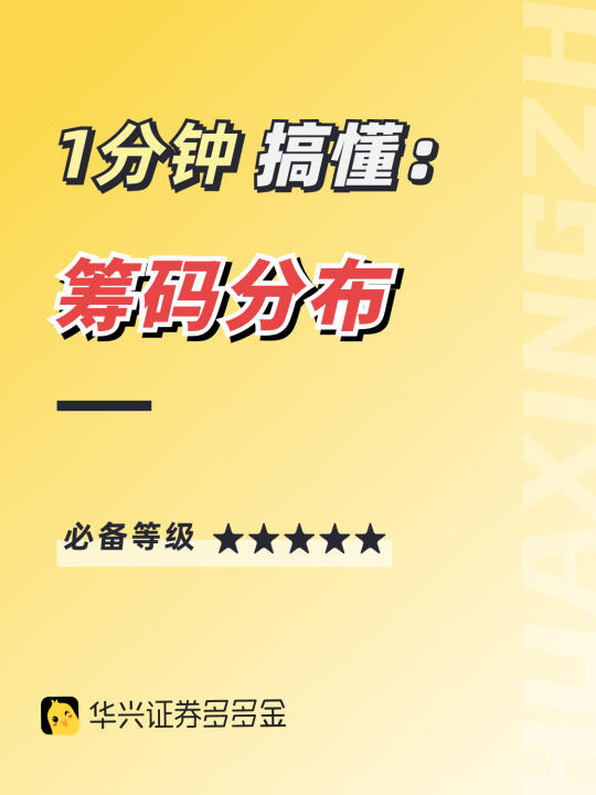 干货|带你看懂股票界面👉筹码分布