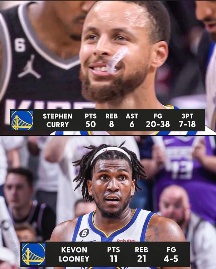 “沉默的基石”一凯文·鲁尼在之前对阵国王的G7比赛中，当大家都在庆祝库里轰下50