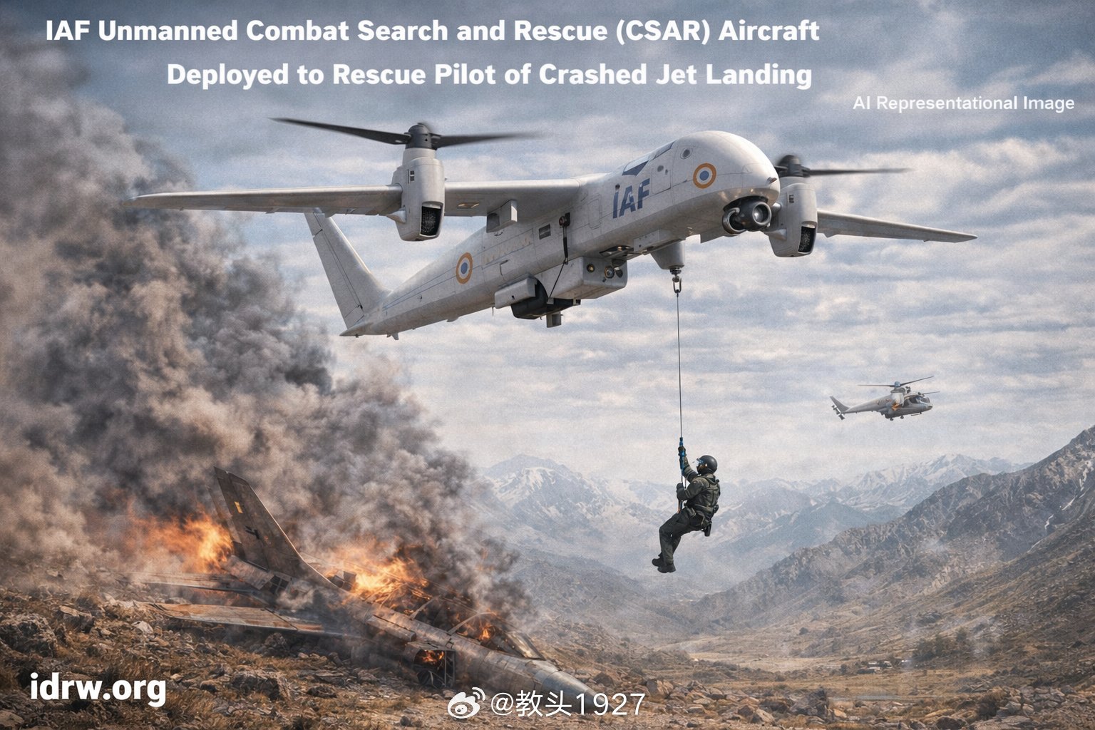 美国为了救人送掉一架A-10两架C-130还是太低级了来看看印度🇮🇳幻想无人