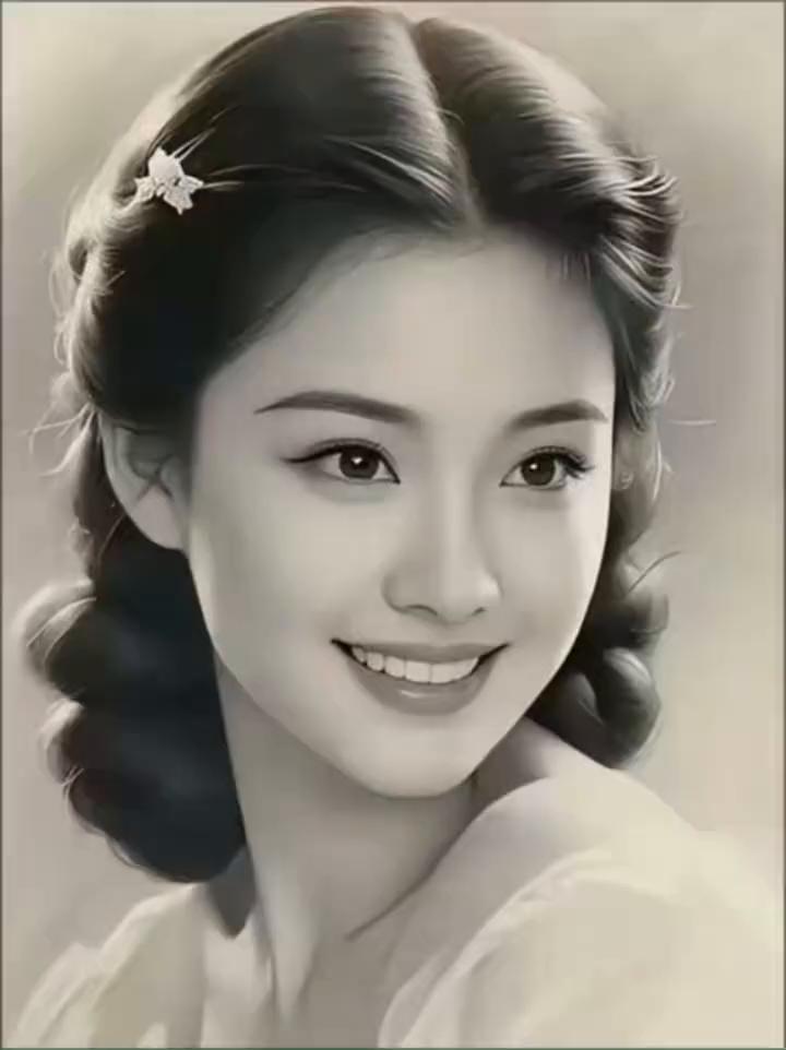 芳华绝代，静立在悠长时光深处。眼波轻转，眸中星河璀璨，一笑便是万般柔情，容貌精致