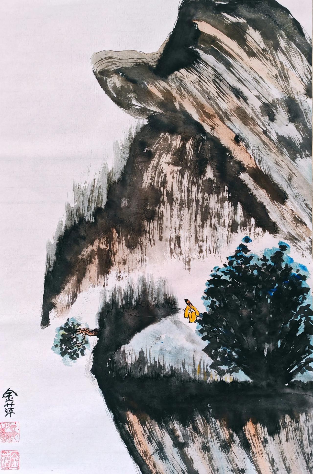 寂寞僧舍草自生，
荒林飒飒百鸟鸣，
红尘俗事何须问，
且听钟声伴客行。