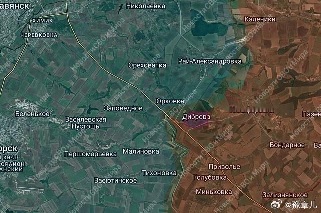 迪布罗瓦定居点处于俄罗斯军队的控制之下。 