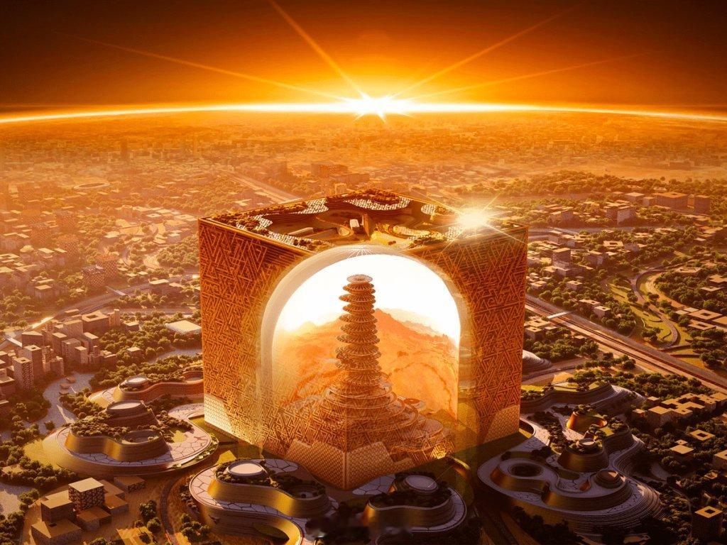 土豪也没钱了？最新消息：沙特阿拉伯已暂停了利雅得未来主义“穆卡巴”立方体大型项目