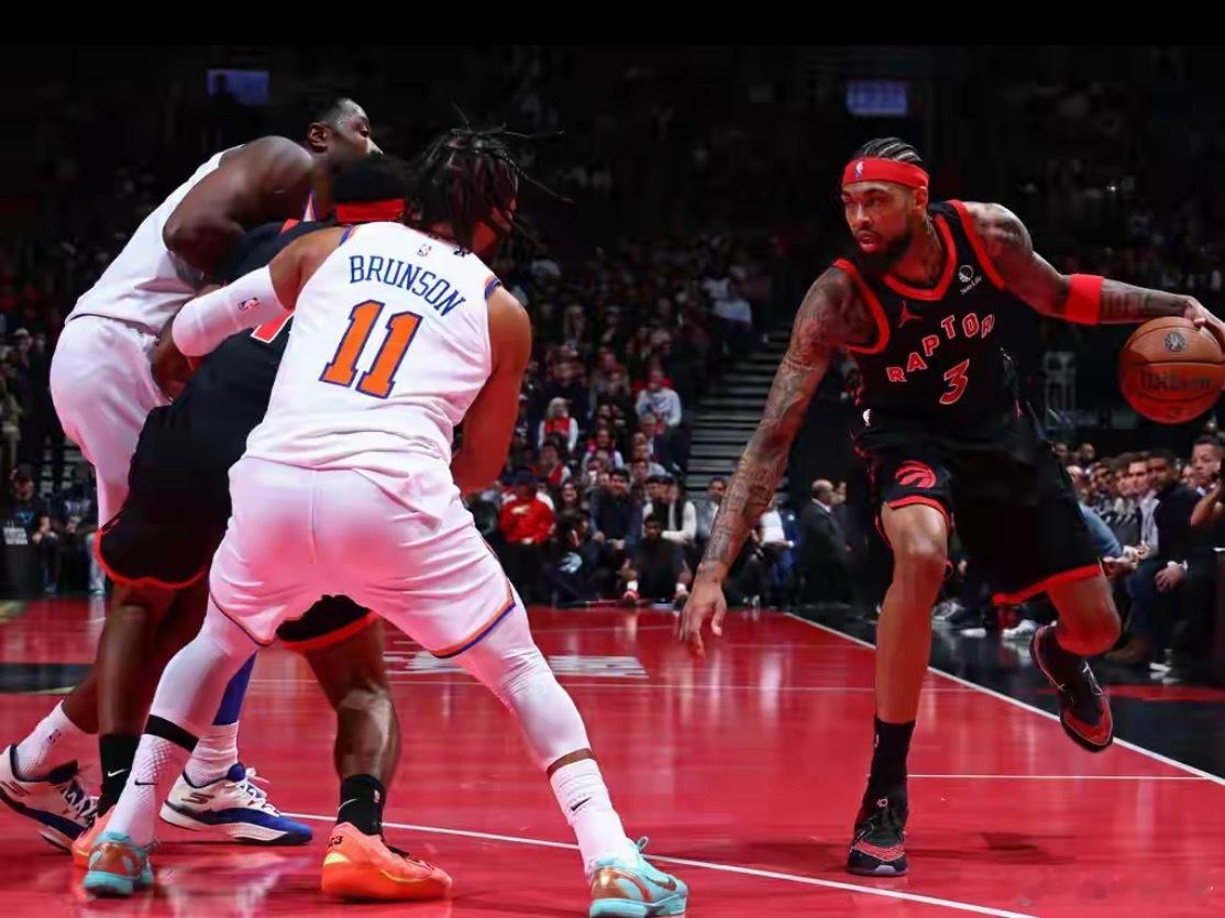 NBA杯1/4决赛，猛龙101-117惨败尼克斯被淘汰，猛龙对尼克斯吞下惨烈的跨