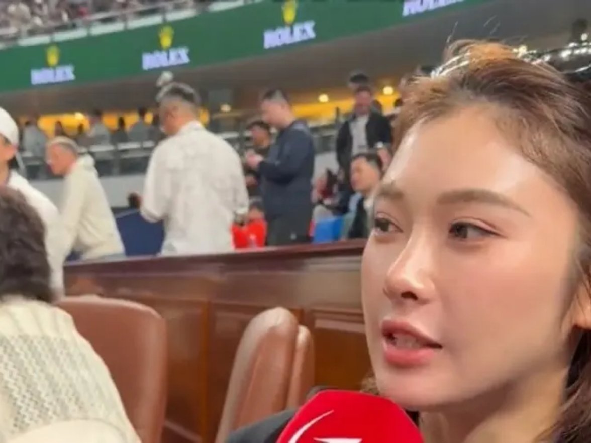 吴艳妮现场观看ATP上海大师赛据五星体育报道，中国田径运动员吴艳妮现身ATP上海