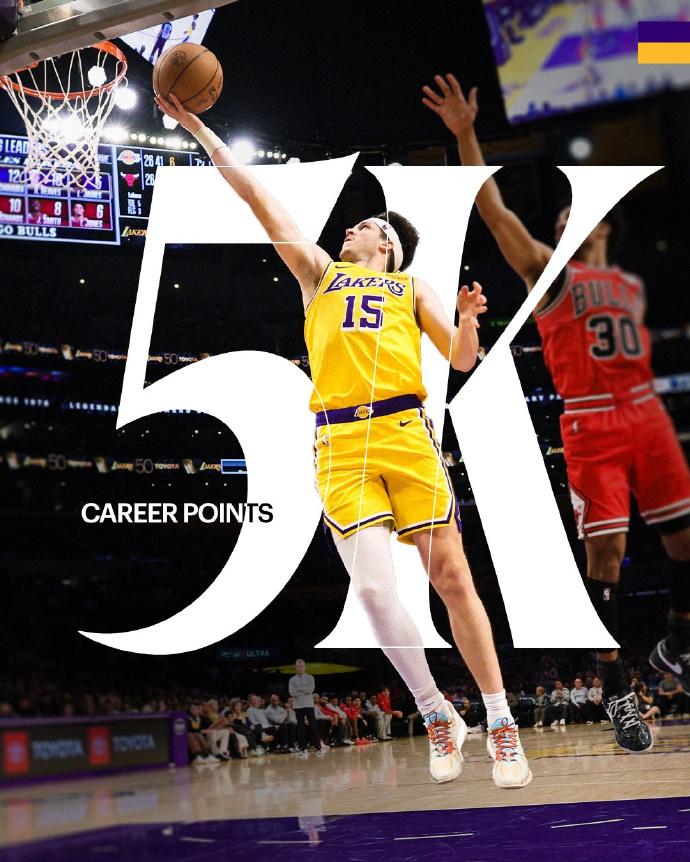 最强落选秀？里夫斯生涯突破5000分！

里夫斯赛季场均得分：
21-22赛季—