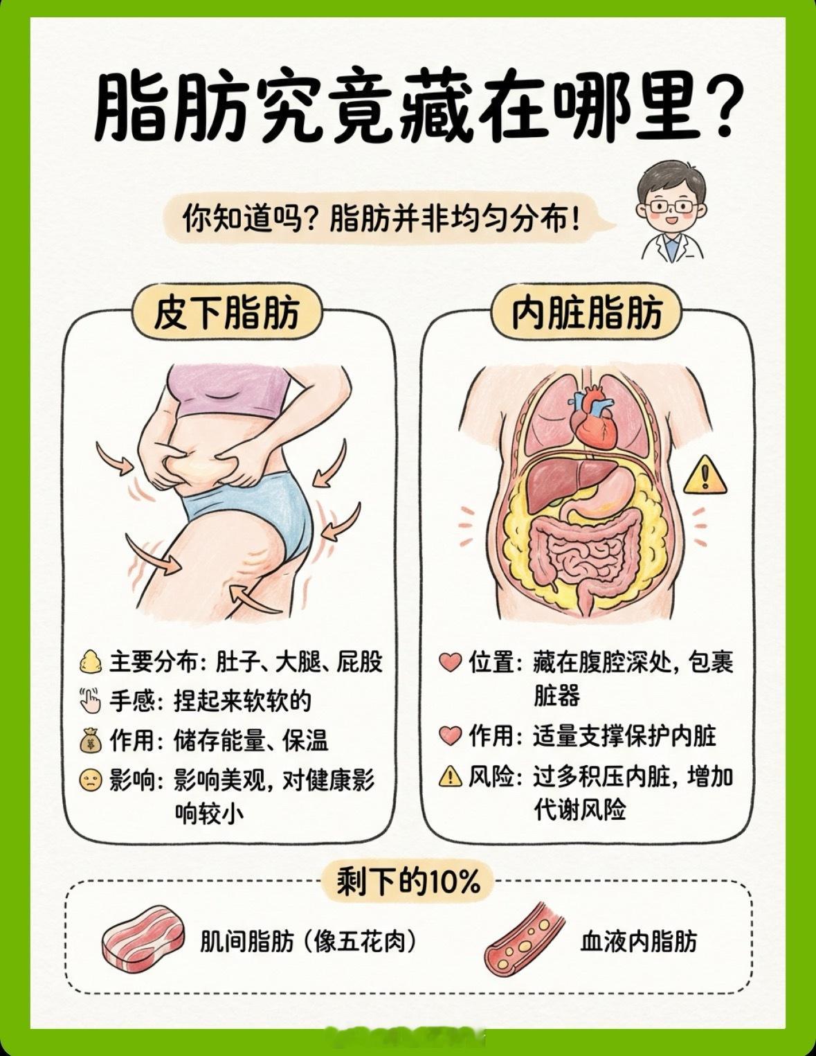 搞懂脂肪的脾气，减脂才能事半功倍！很多人减肥只看体重秤，却不知道脂肪到底是怎么没