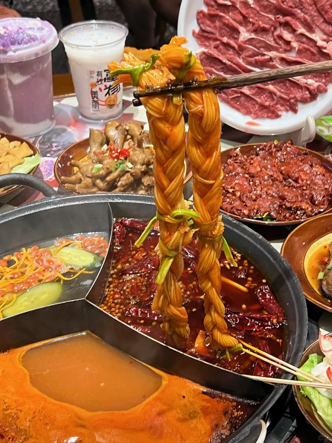 济南泉城路！我最怕倒闭的火锅店！芋泥桶绝了