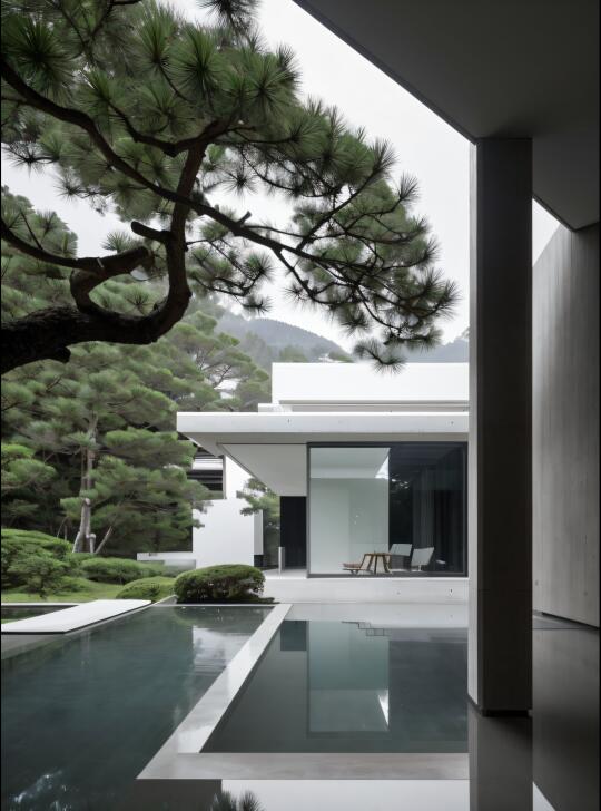 InAward/清水混凝土打造的侘寂美学空间