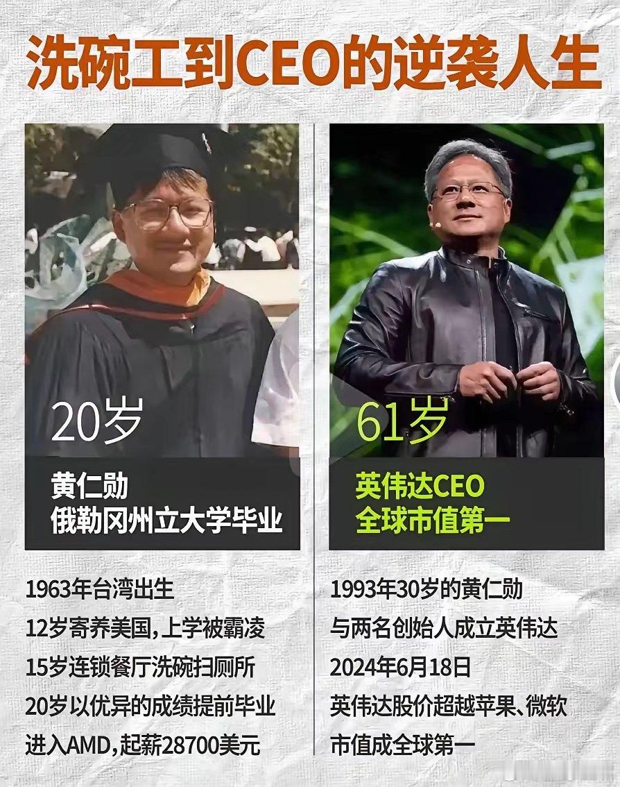 有些人就是会找角度，貌似有道理，其实真实情况他没告诉你。黄仁勋的出身不说大富大贵