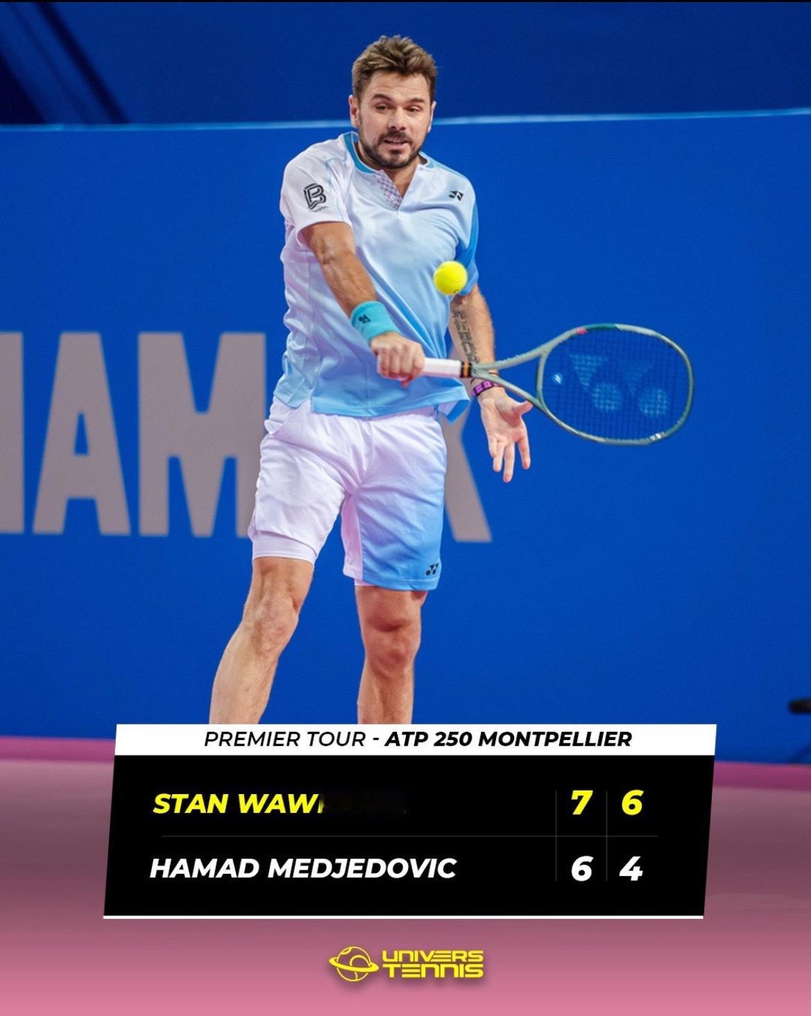 网球talking大会体育大赏 40岁的斯坦·瓦林卡直落两盘击败哈马德·梅杰多维