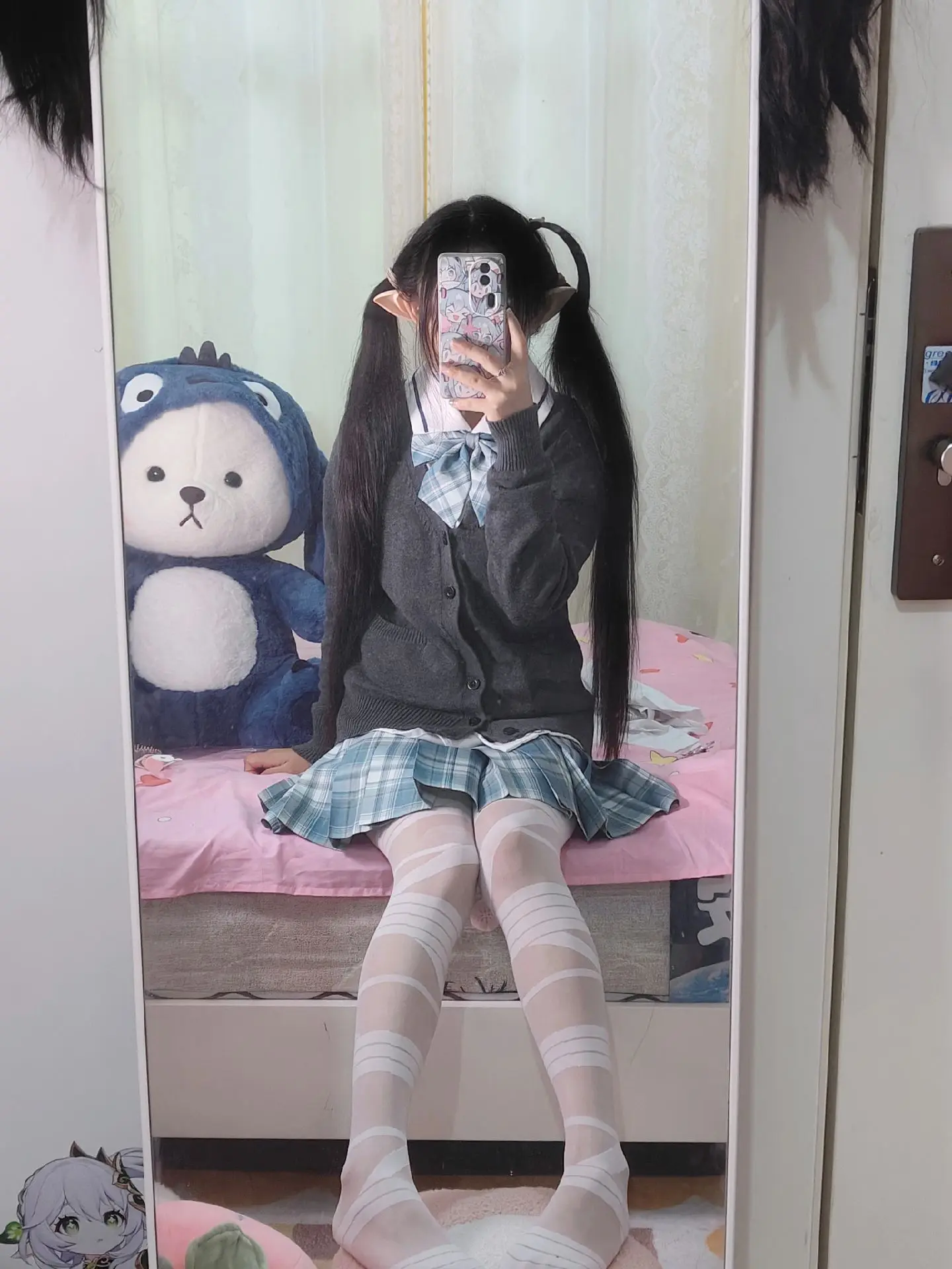 ootd穿搭 甜妹 jk制服 jk 七夕