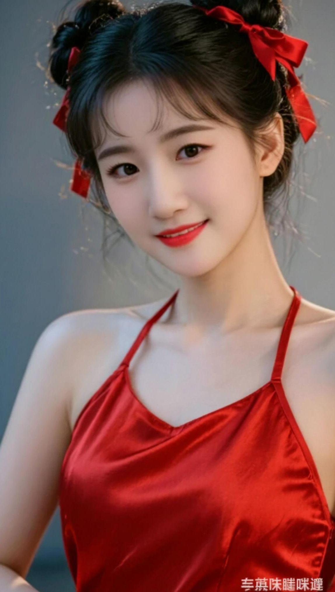 AI红衣性感写真