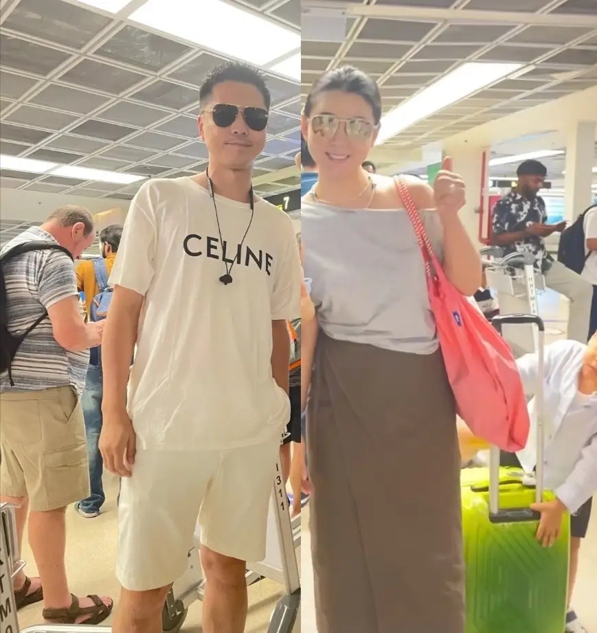 王雷夫妇春节普吉岛度假，李小萌过年吃胖了 俩儿子虎头虎脑会撒娇！ 