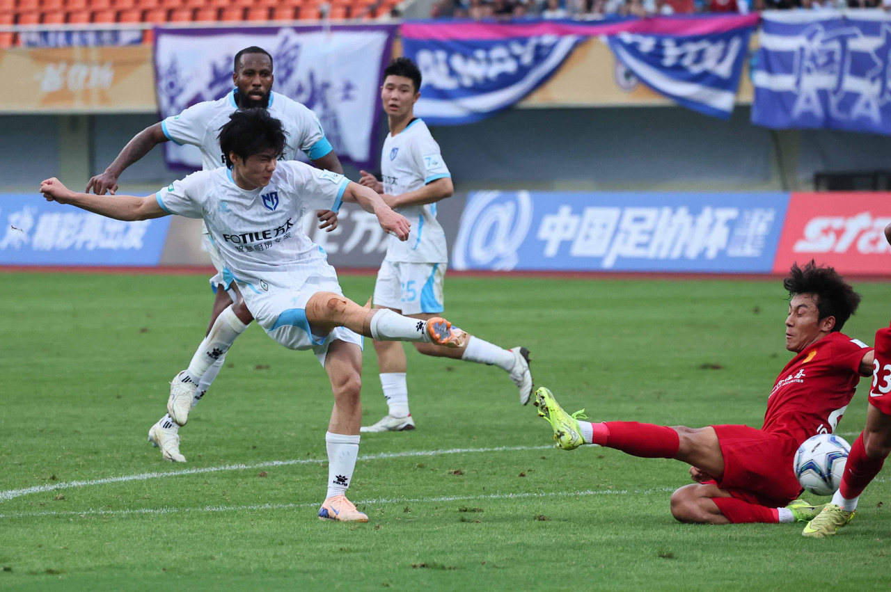 宁波FC年轻球员全力拼搏交出成长答卷 6月20日足协杯第四轮，宁波FC0比2不敌