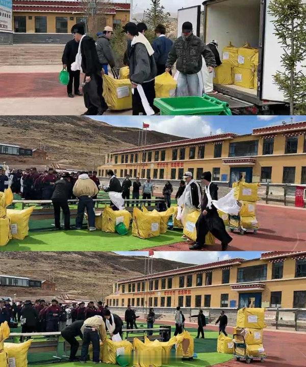 十个勤天为囊谦藏医药学生捐赠校服十个勤天为囊谦藏医药学生捐赠校服十个勤天给囊谦藏