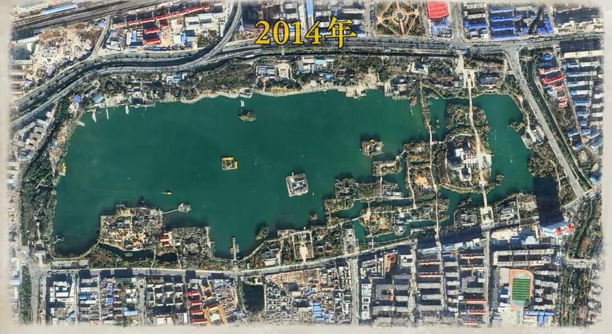 2014年扩建后的大明湖