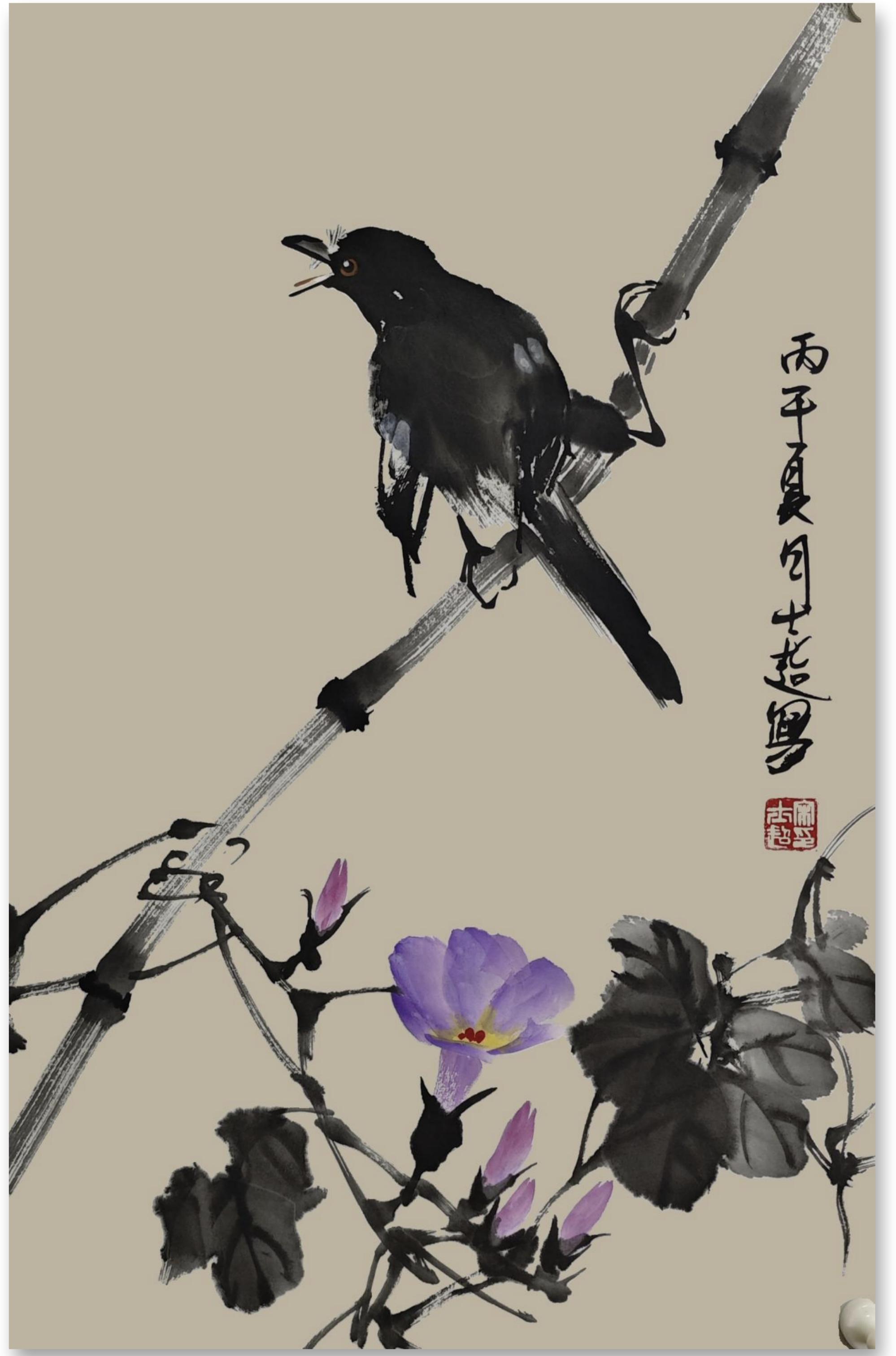 国画花鸟。