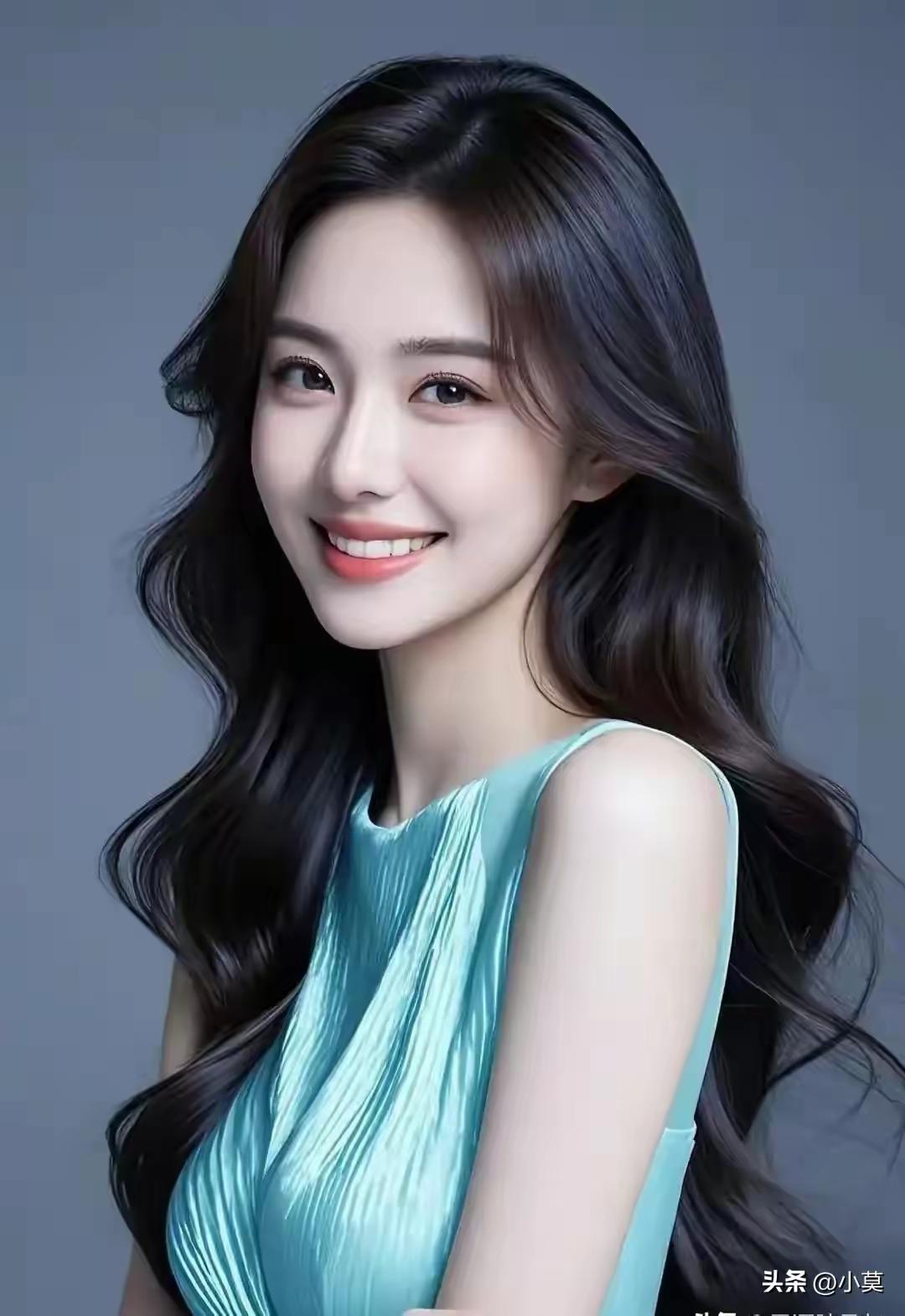 温柔甜美的蓝绿色连衣裙，散发着优雅的气质！🌟✨