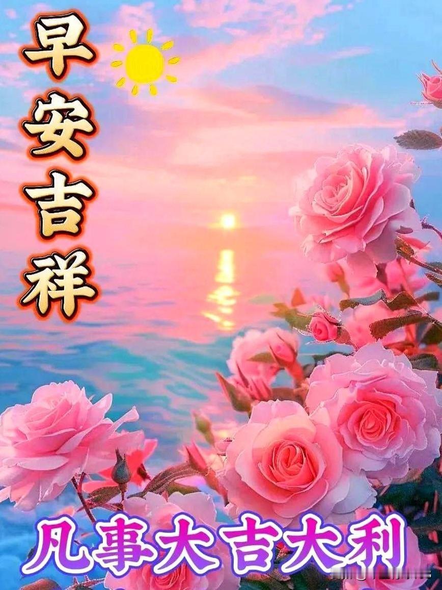 五月繁花馥郁香，初夏清风伴暖阳。晨起寄语送嘉祥，情浓意暖岁月长。笑靥常舒心欢畅，