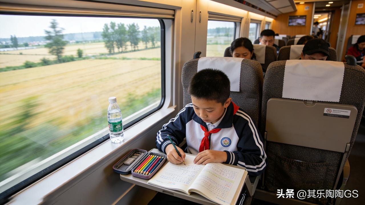 过年期间，带娃出去玩的家长非常多，经常会看到在高铁上做作业的孩子们，这是出去玩吗