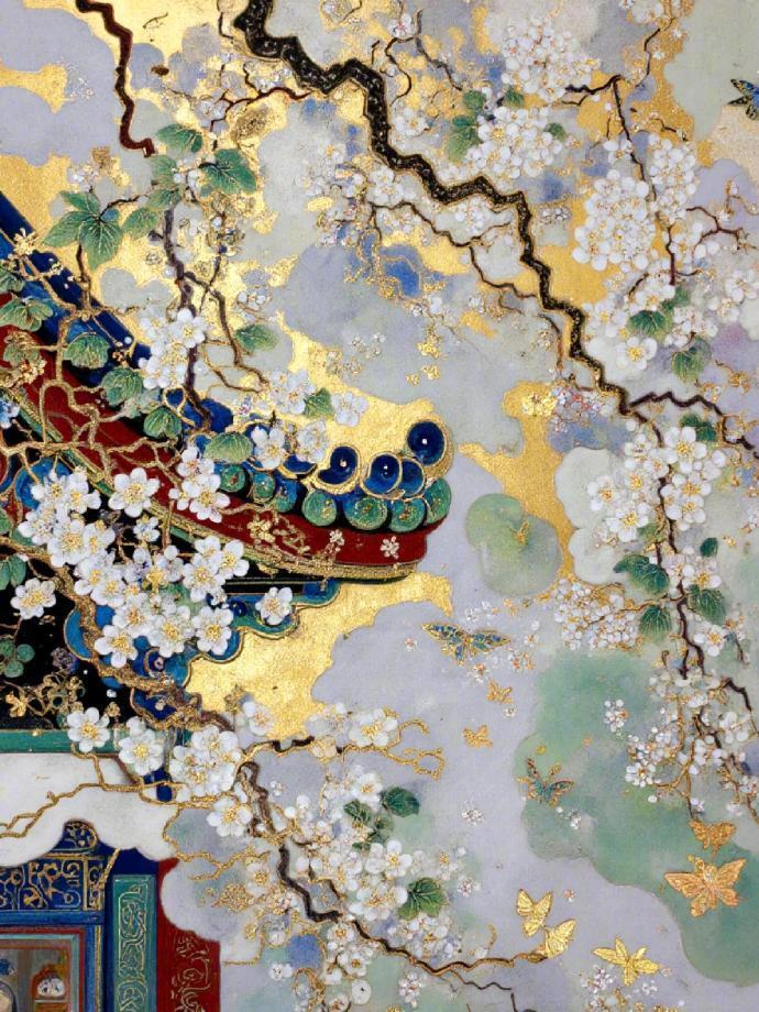 “梨花院落溶溶月，柳絮池塘淡淡风。” ​​​