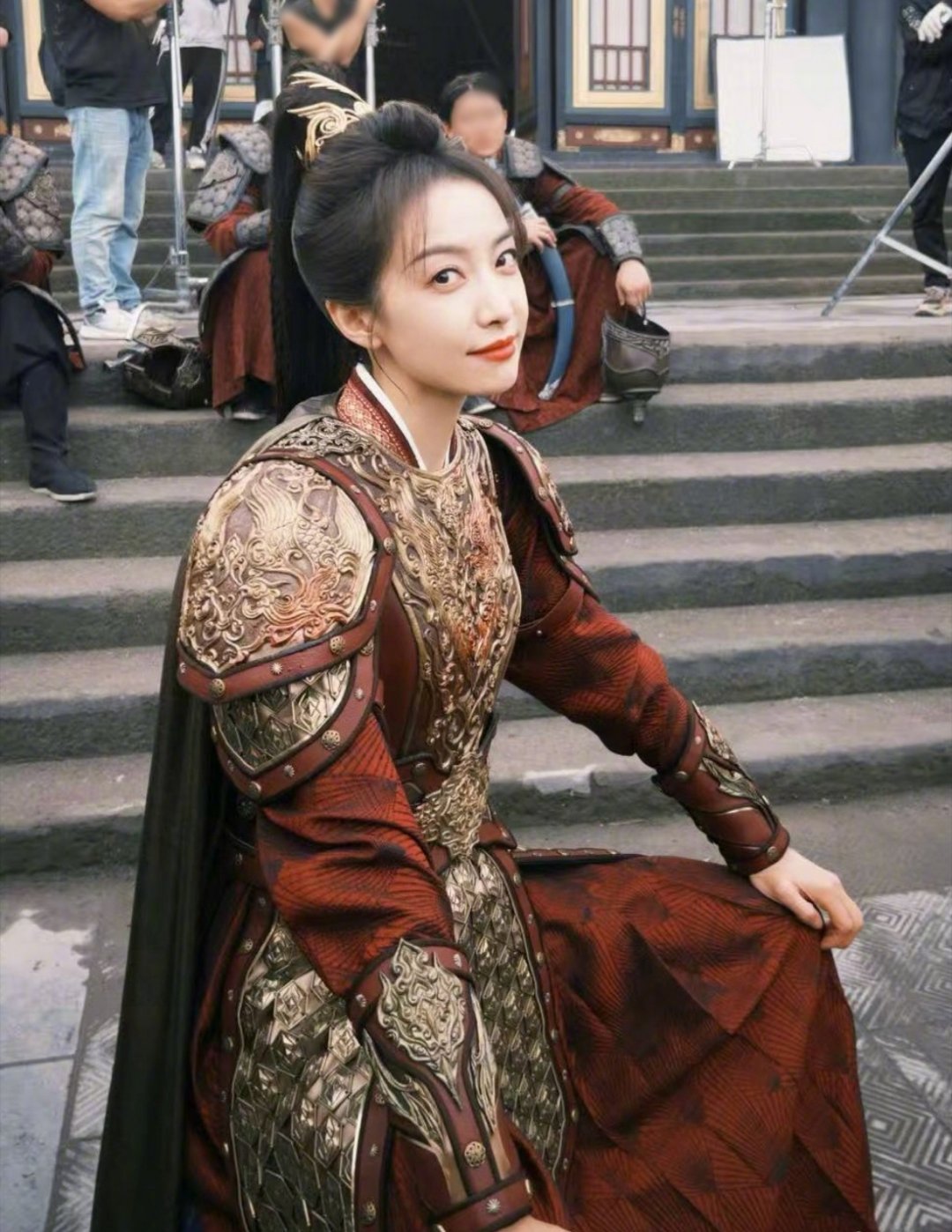 宋茜拍山河枕的时候一定留下了很多美好的回忆吧！ 好舍不得大家