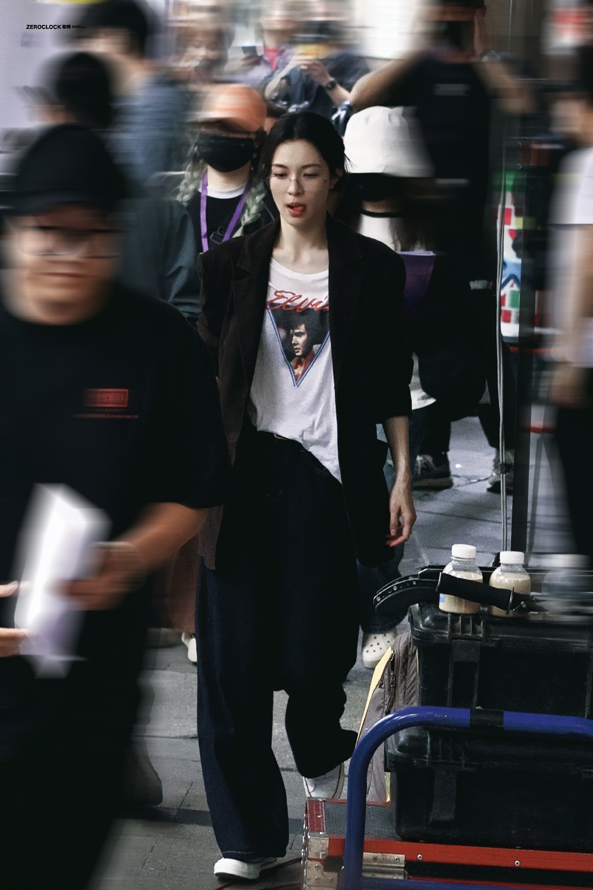 钟楚曦听到身材很曼妙的反应谁夸钟姐身材曼妙？她这反应也太可爱了！正在拍的《爱情慢