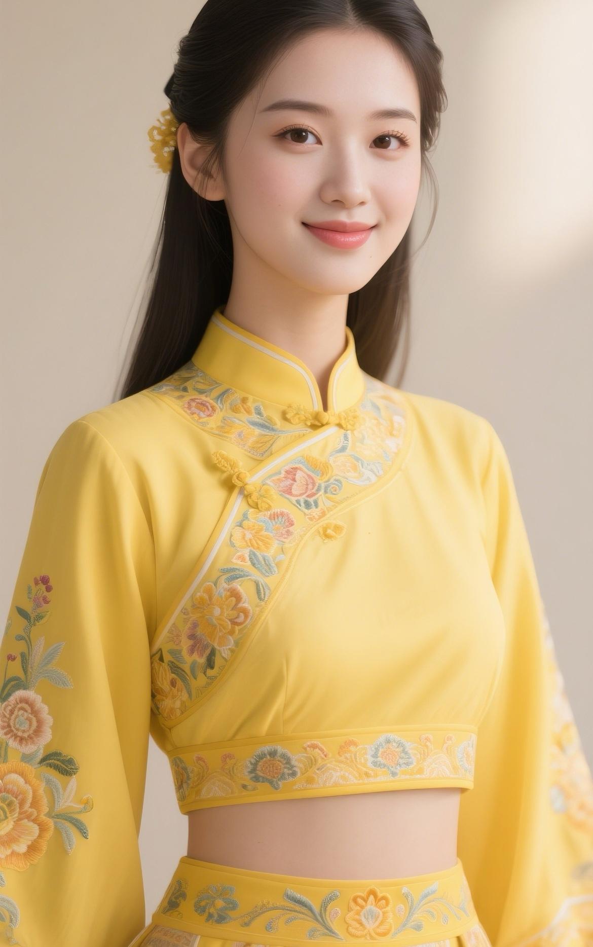 不是长得很漂亮，但绝对算得上国泰民安吧！
旺夫的命没办法！[偷笑]