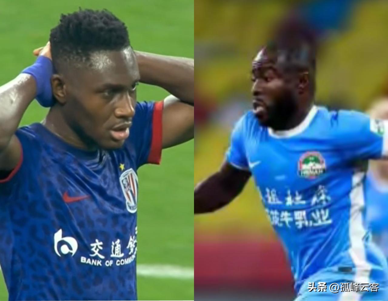 看了英博和海港的上半场比赛后，感觉表现最好的是阿奇姆彭，马莱莱成为全队最大的拖累