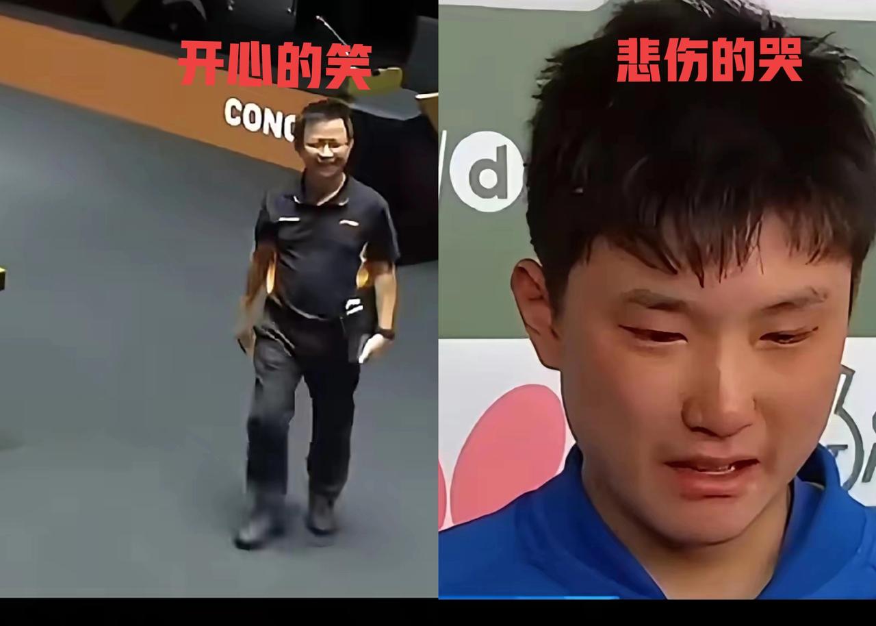 谁还没刷到那个裁判？
陈俊崧3-2逆转张本智和后，他退场时那笑容都笑出褶子了！步
