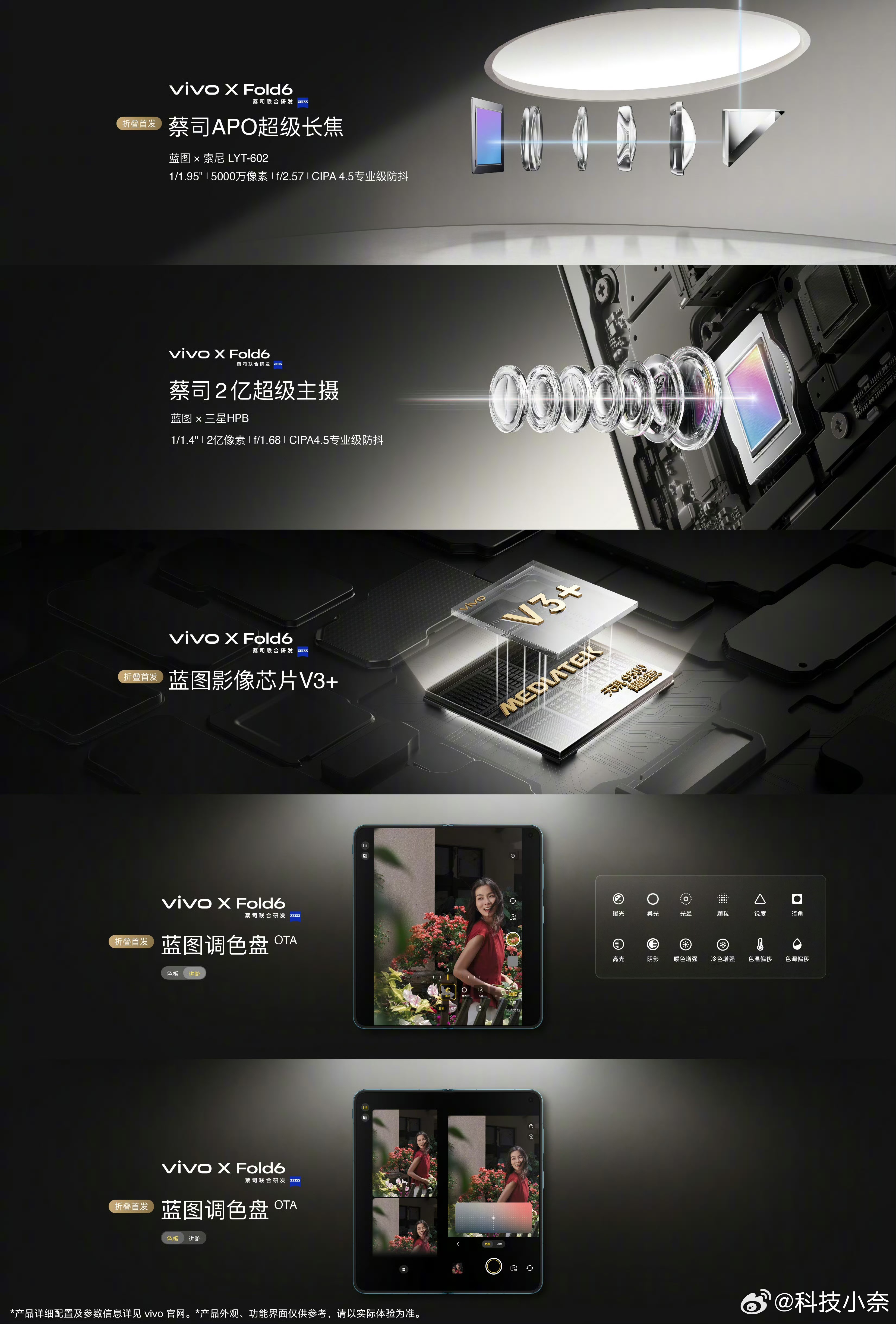 vivo X Fold6影像：vivo X Fold6-蔡司 APO 超级长焦｜