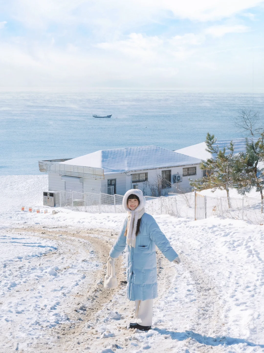 大连下雪啦❄有雪有海的大连直接美到封神！！