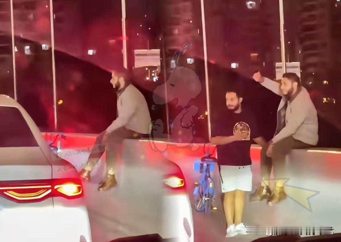 “滚回自己的国家！”上海高架上这一幕，谁看了能不窝火？
​俩外国人骑着共享单车就