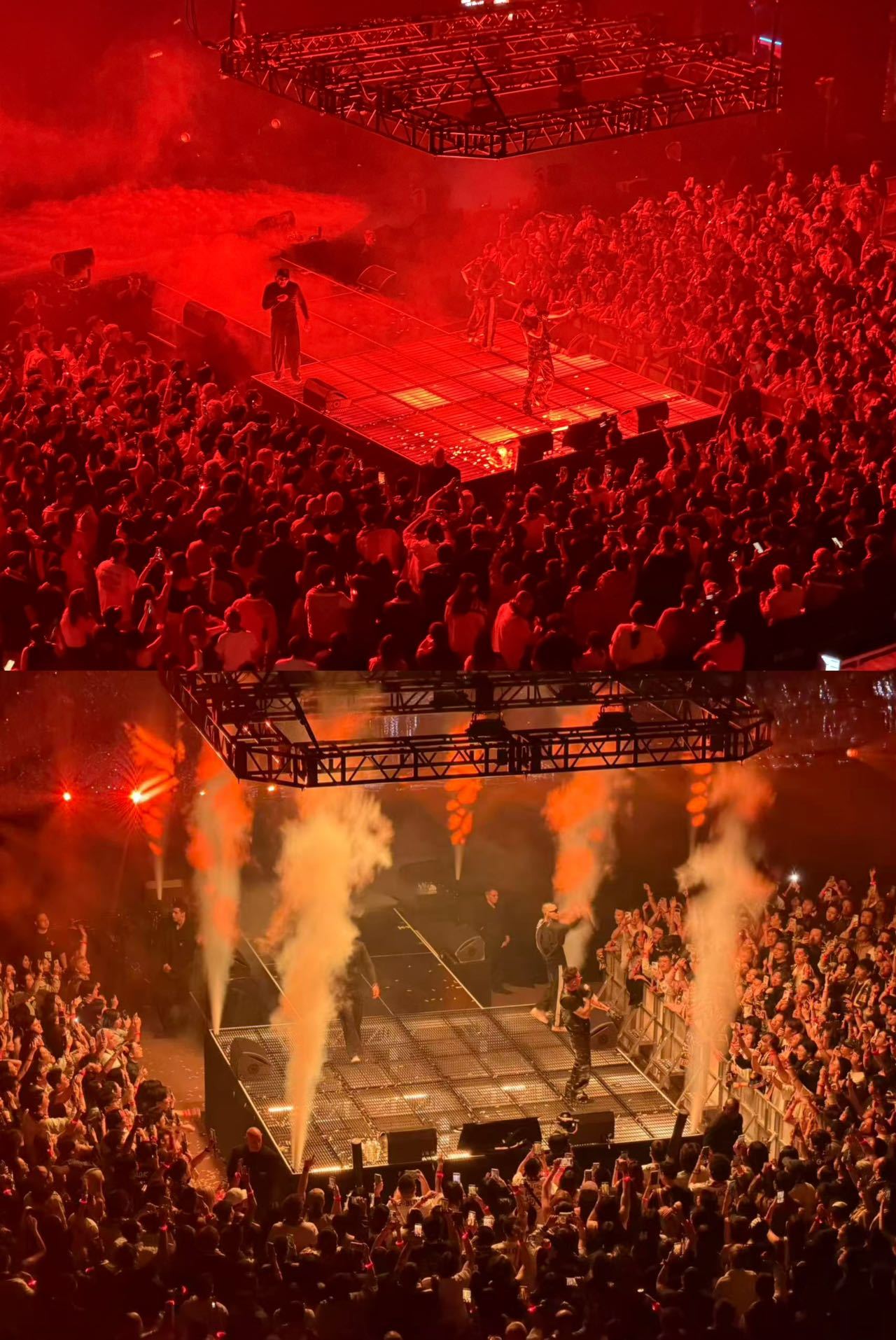 GAI演唱会名场面来了！GAI的皮裤压力好大GAI的皮裤好抗压 穿皮裤大胆劈叉，