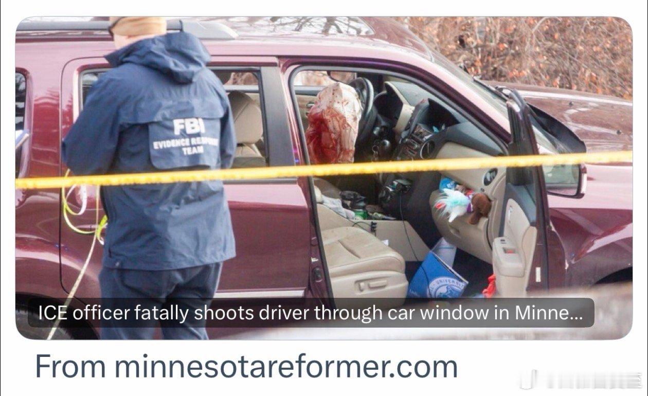 被移民执法人员开枪打死的，是37岁、白人、女性Renee Nicole Good