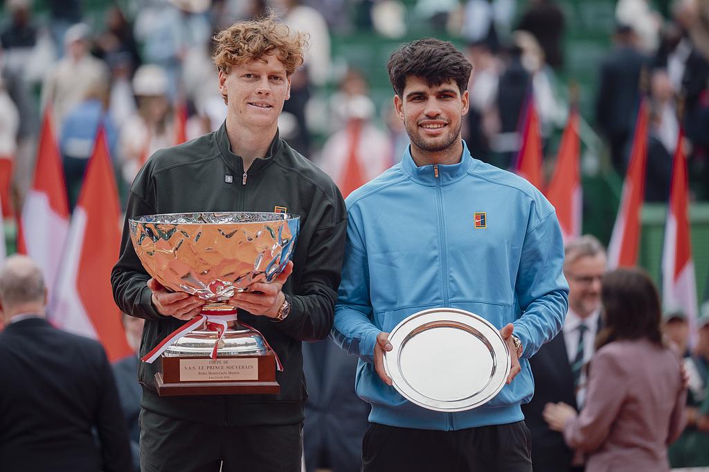 辛纳重夺世界第一，辛纳阿尔卡拉斯继续双子星争锋

4月12日，ATP1000蒙特