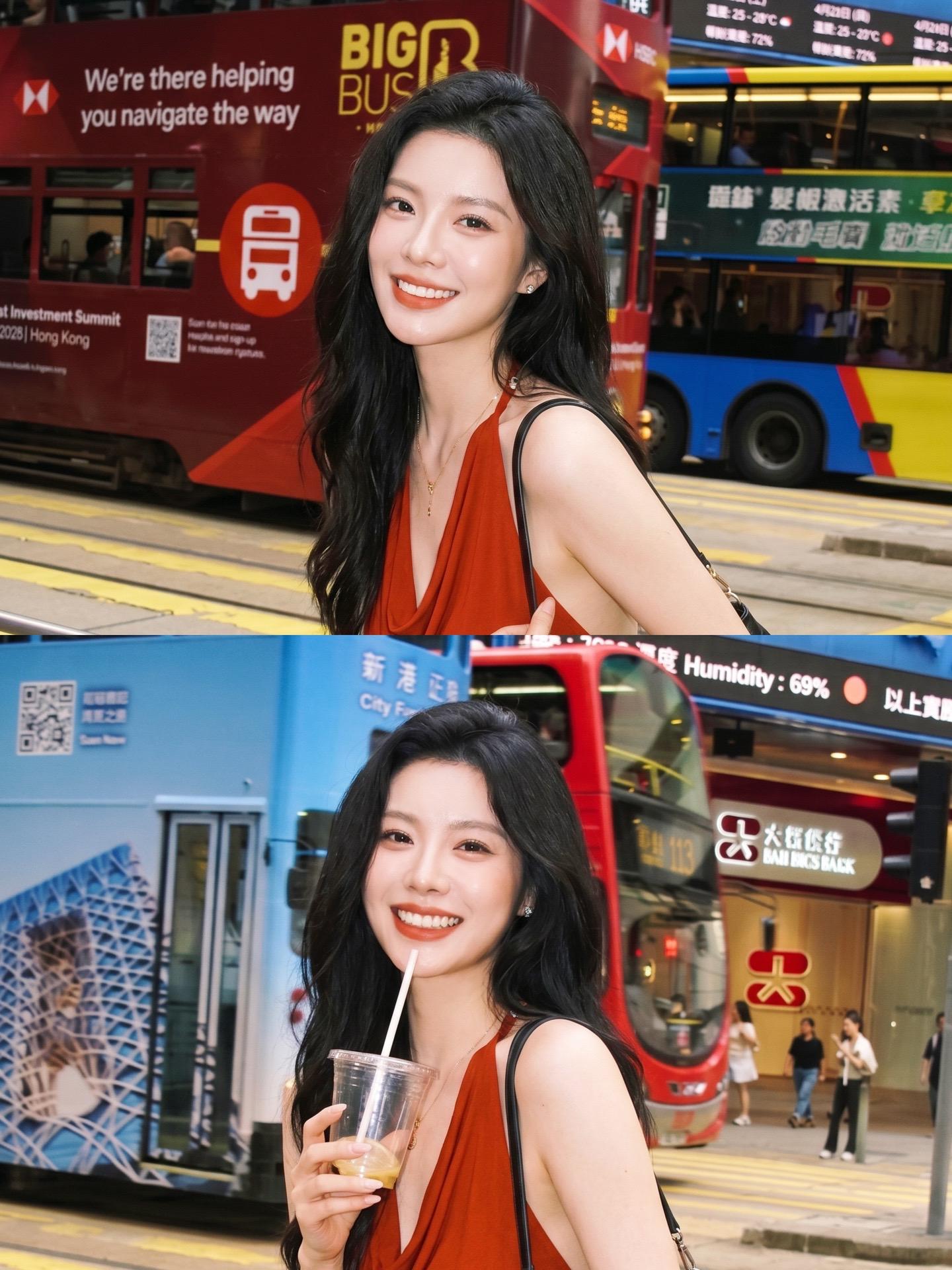 香港约拍｜穿行中环人潮，镜头只剩我在发光。