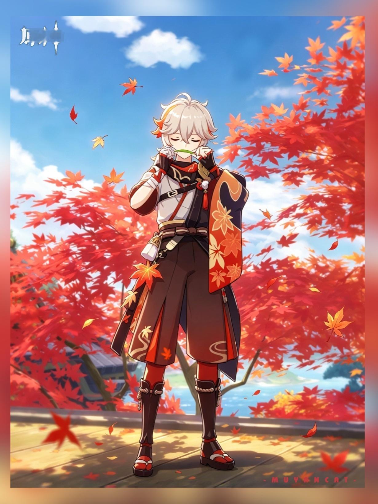 原神原神至冬原摄原神至冬📷原神摄影｜枫原万叶 生日快乐！🍁心若滞迷，愿有清风