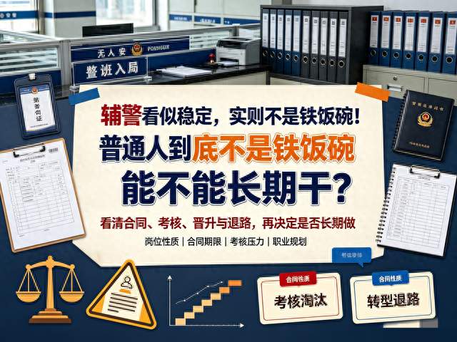 辅警看似稳定，实则不是铁饭碗！普通人到底能不能长期干？
