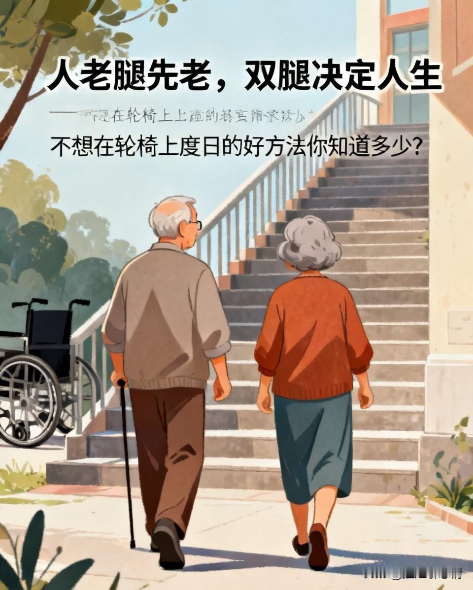 人老腿先老，双腿决定人生，不想在轮椅上度日的好方法你知道多少？

老张今年七十有