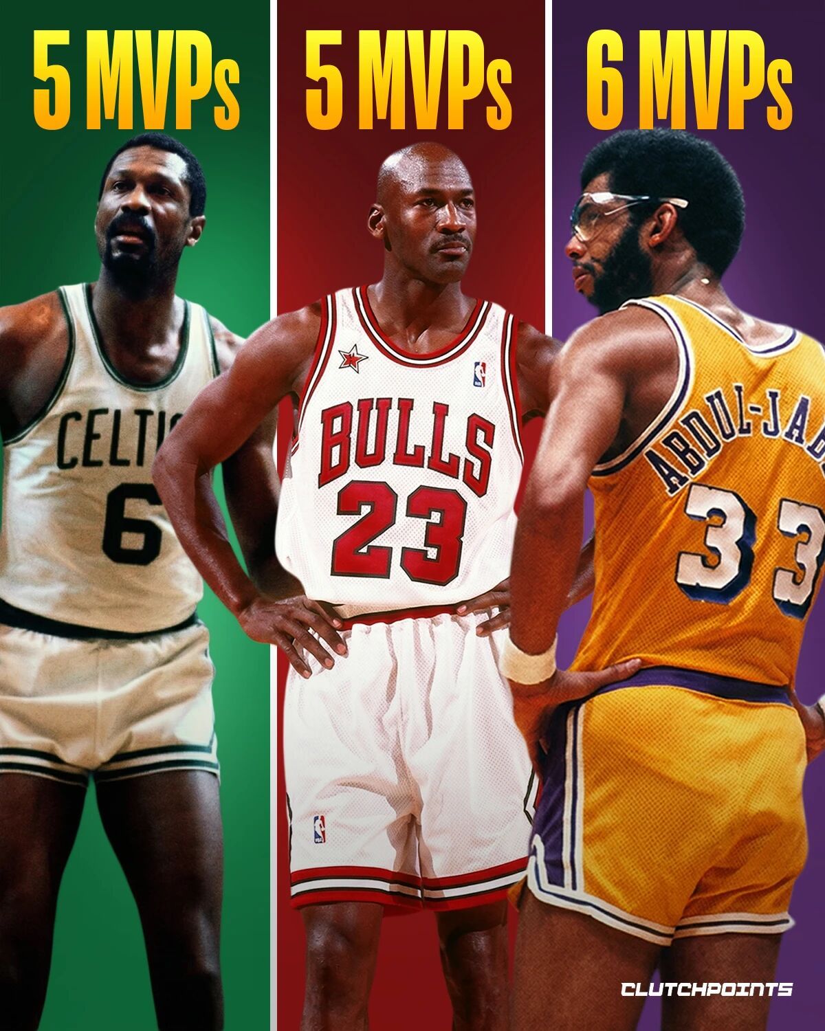 篮天下NBA职业生涯拿过2座MVP的球员们，贾巴尔拿过6次排第一！Images 