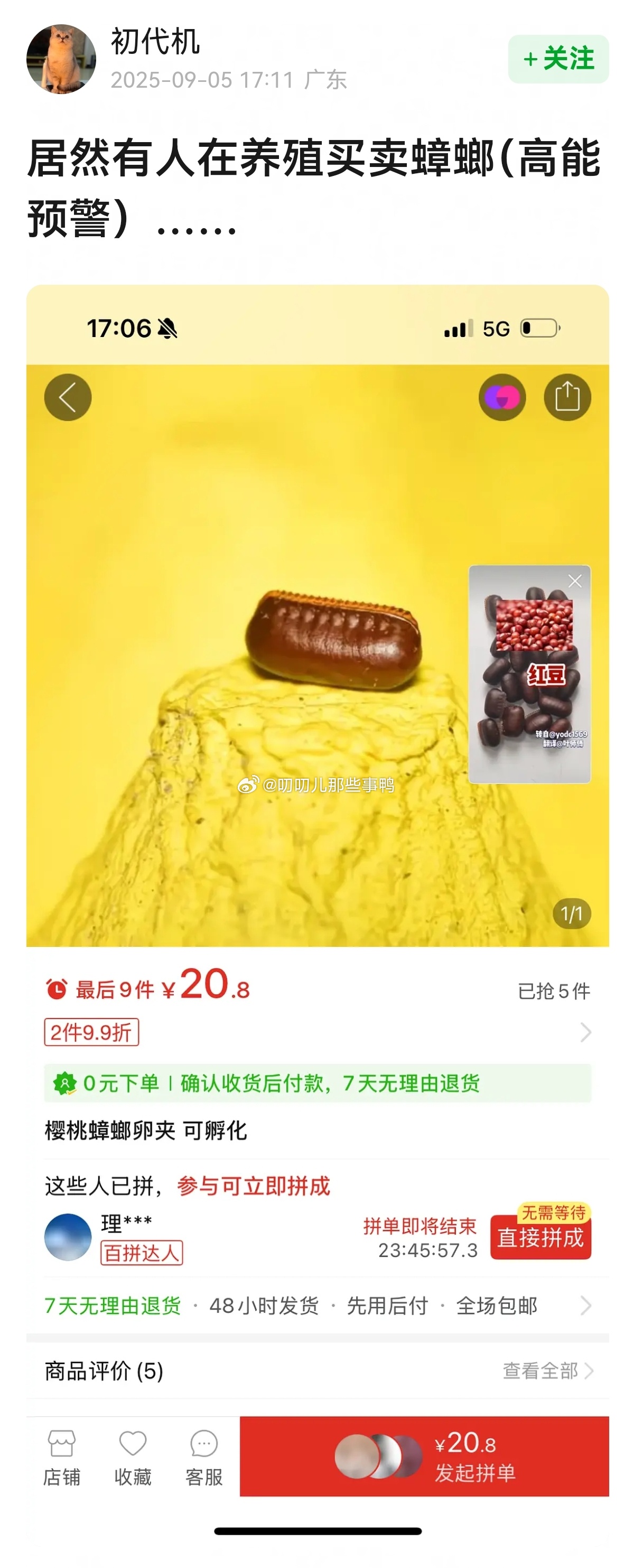 图二好多密密麻麻的小强，这个快递要是在途中破损了，那不就。。。[哆啦A梦害怕][