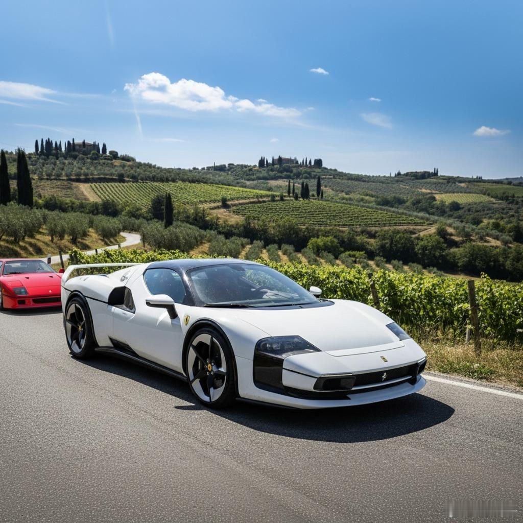 SC40：说是296和F40的结合，3.0 V6发动机，819匹，零百2.4秒。