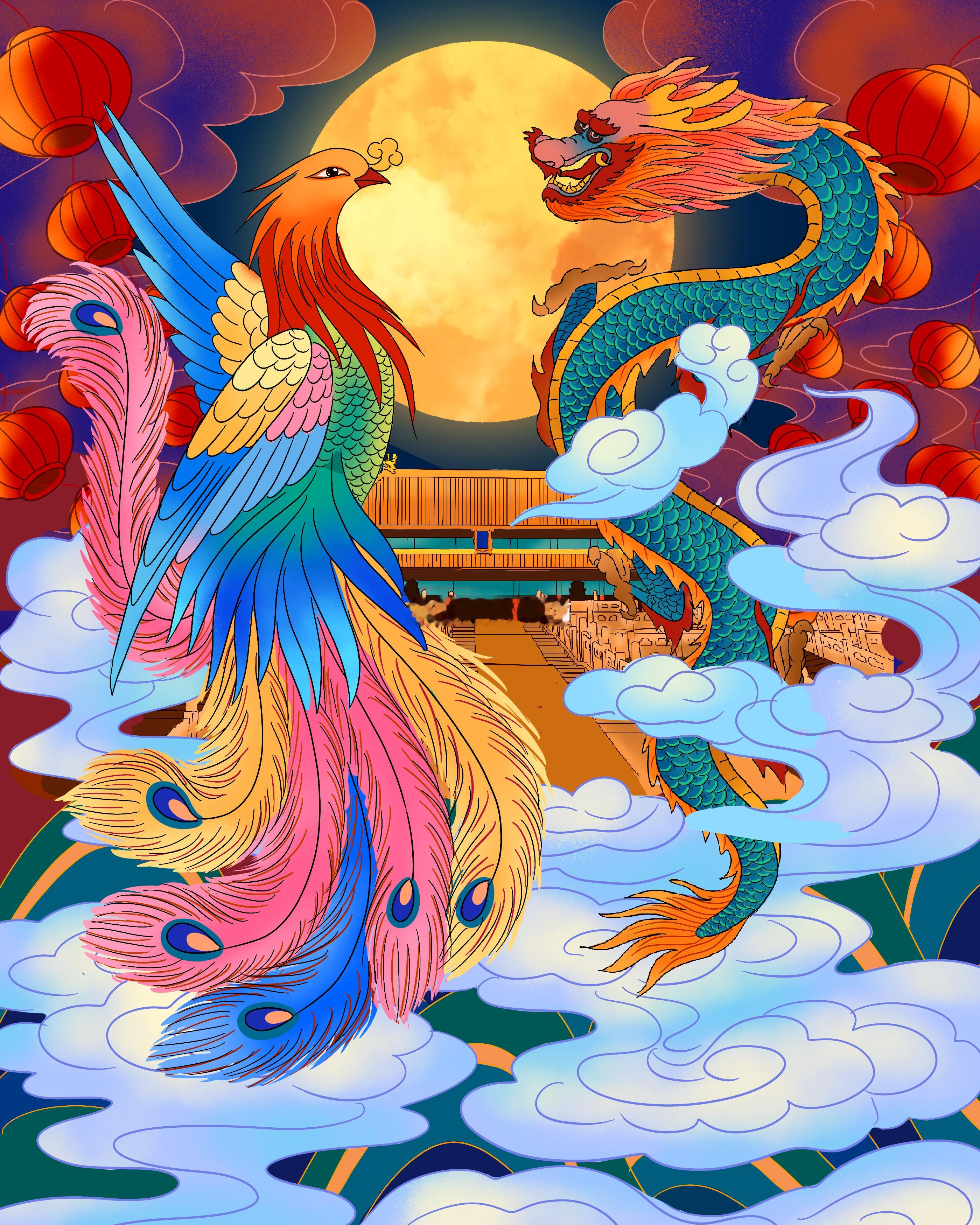 转赞龙凤呈祥，祈愿百年好合，幸福安康！ ​​​